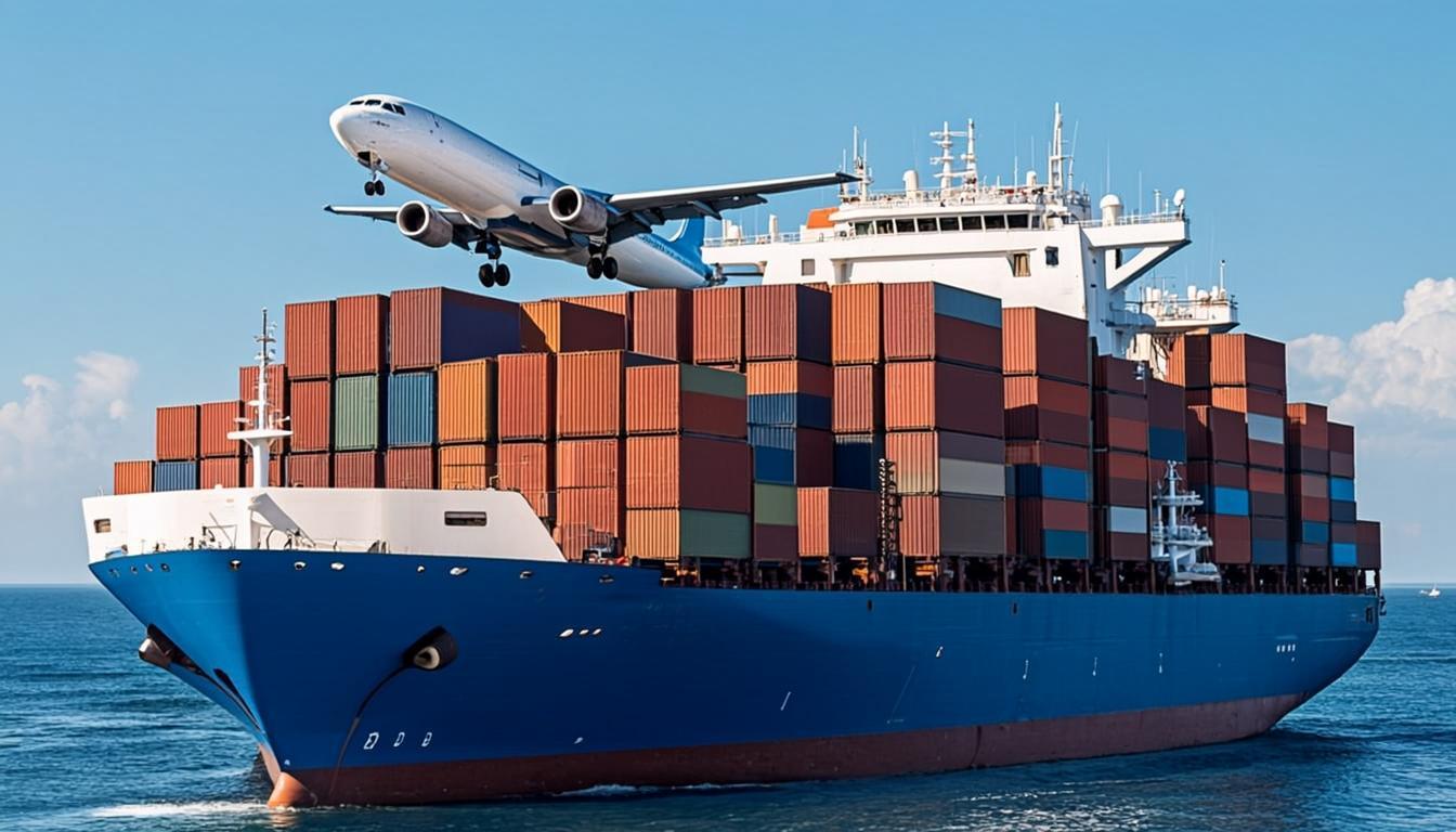 International shifting and cargo shipping services by Suman Packers Jodhpur with container ship and cargo plane